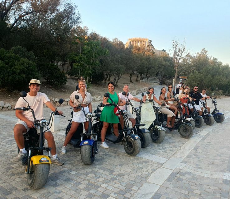 Athens: Premium Guided E-Scooter Tour in Acropolis Area - The National Observatory and the first big city view