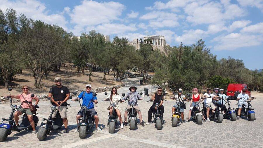 Athens: Premium Guided E-Scooter Tour in Acropolis Area - The secret stop and Pnyx Hill