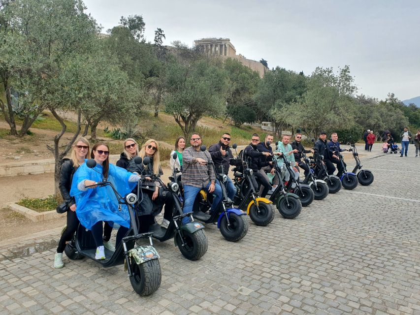 Athens: Premium Guided E-Scooter Tour in Acropolis Area - Makrygianni and the Acropolis Museum finish