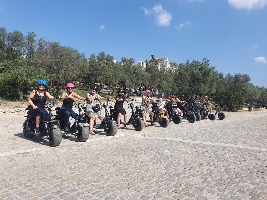 Athens: Premium Guided E-Scooter Tour in Acropolis Area - Odeon of Herodes Atticus and the Acropolis edge