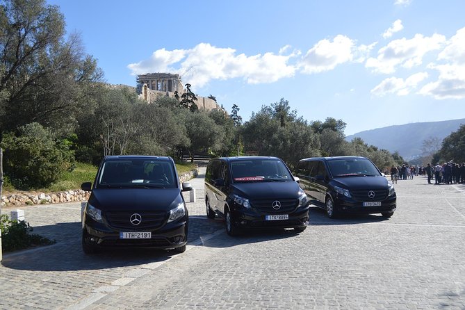 Athens Private Transfer: Central Athens to Piraeus Cruise Port - Vehicles, luggage, and group size