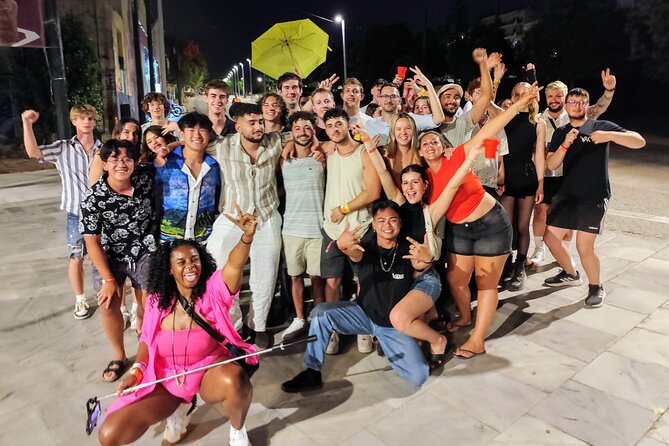 Athens Pub Crawl with 1hr Open Bar & VIP Nightclub Access - A 10 p.m. start in central Athens