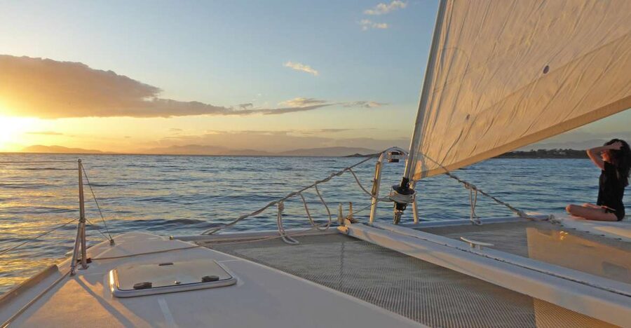 Athens Riviera: Half-Day Private Catamaran Cruise - A private catamaran with room to set your own pace