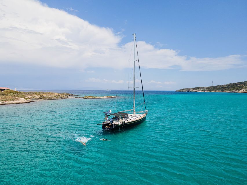 Athens Riviera: Private daily sailing cruise with lunch - A second pause at Vouliagmeni Bay