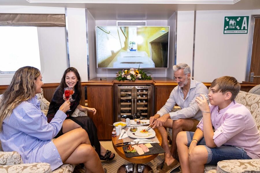 Athens: Saronic Islands Cruise with VIP Area Seating & Lunch - Leaving Athens across the Saronic Gulf