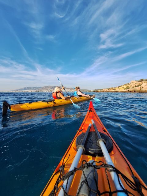 Athens: Sea Kayak Sunset Tour - The 30-minute swim and snorkel stop
