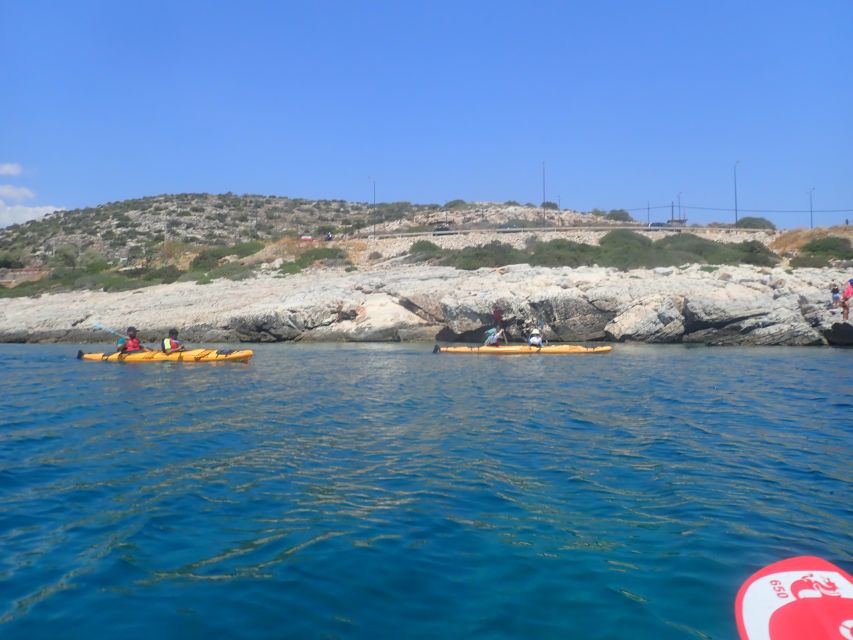 Athens: Sea Kayaking Adventure on the South/East Coast - Breaks, snacks, and time in the sun