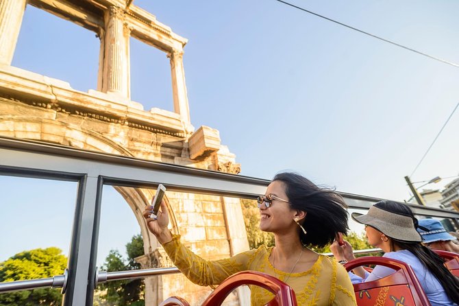 Athens Shore Excursion: Athens and Piraeus Hop-On Hop-Off Bus Tour - Syntagma Square to the Acropolis: the strongest part of the city route