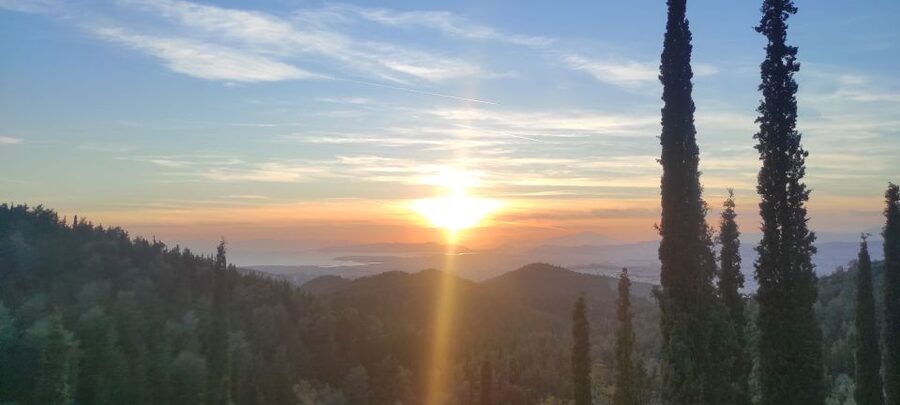 Athens Sunset Hike - Agios Marcos Frangomonastirio and its open ruins