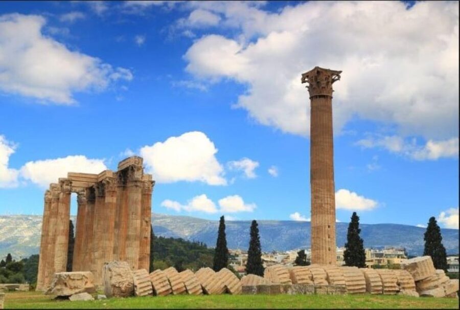 Athens: Temple of Olympian Zeus Entrance Ticket - The Themistoclean Wall and older remains