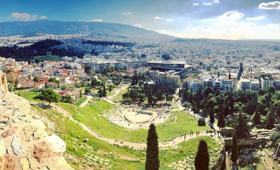 Athens: The Acropolis Walking Group Tour with a French Guide - Climbing the Acropolis Hill