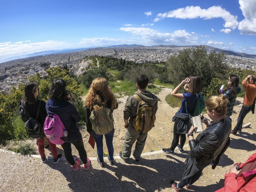Athens: Timeless Hills Walking Tour & Mount Lycabettus - Areopagus, the Odeon, and the Acropolis from below