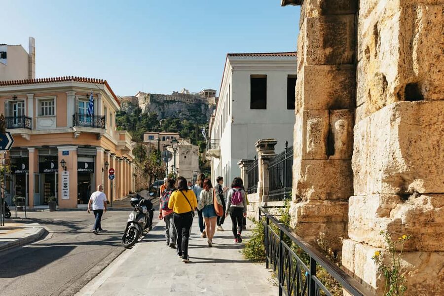 Athens: Women in Ancient Greece Guided Walking Tour - Hadrian’s Library and the Plaka streets