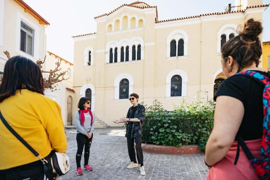 Athens: Women in Ancient Greece Guided Walking Tour - Gate of Athena Archegetis and the story behind the city