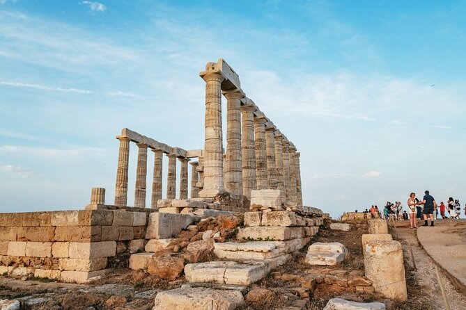 Cape Sounion and Temple of Poseidon Half-Day Small-Group Tour from Athens - Sounio Beach and the seasonal swimming stop