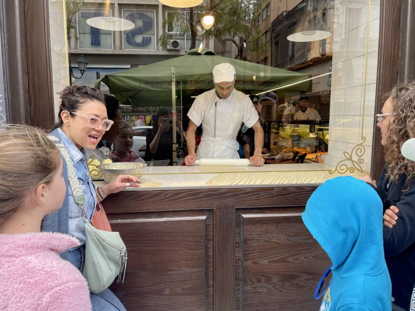 Delicious food tour for families 15+ iconic Greek foods - Varvakios Market and the working center of Athens