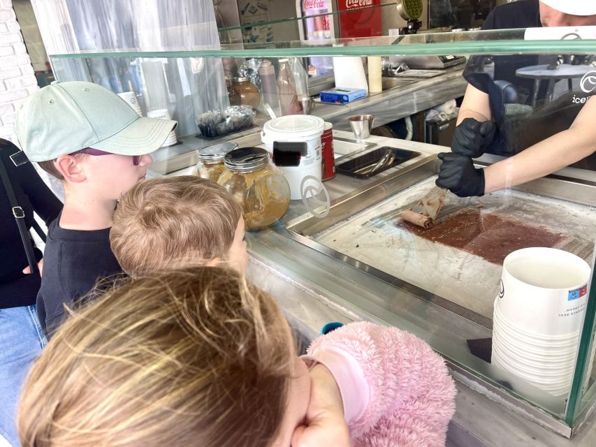 Delicious food tour for families 15+ iconic Greek foods - Finishing with handmade ice cream
