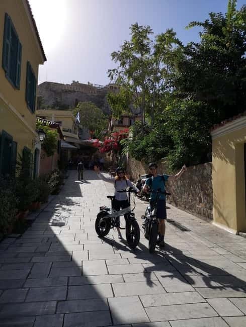 E-Bike Tour of the Historical Center of Athens - Riding along Dionysiou Aeropagitou Street