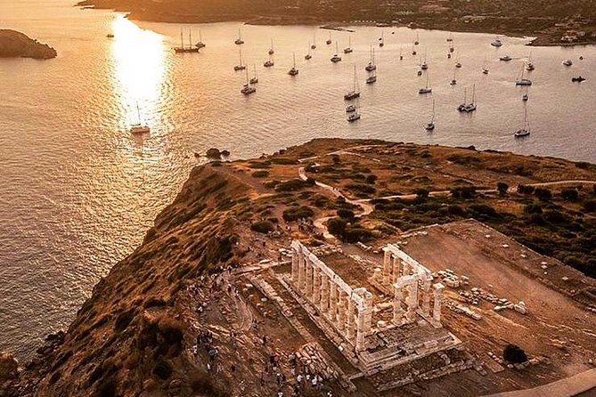 Enjoy Cape Sounio Private Majestic Sunset With Seaside Dinner - Reaching the Temple before the gates close