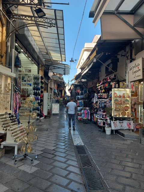 Food Experience in Athens including Unlimited Lunch - Evripidou Street and Greek pantry staples