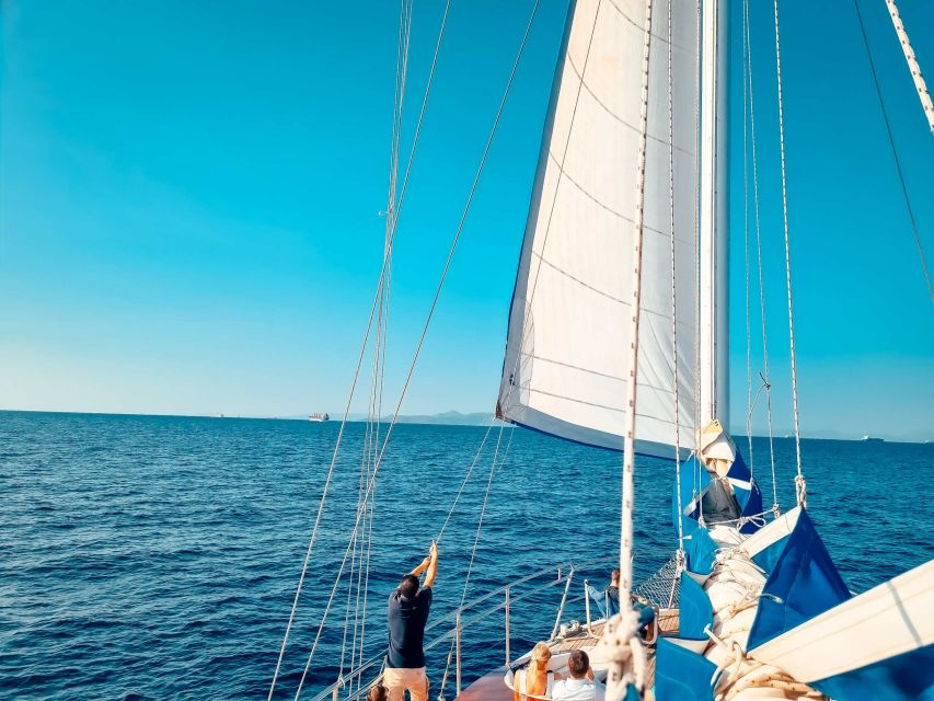 From Athens: Agistri, Moni & Aegina Day Cruise with Swimming - Greek buffet lunch with drinks included