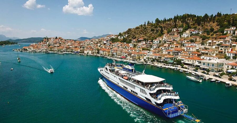 From Athens: Day Cruise of the Saronic Islands - Poros and the narrow strait
