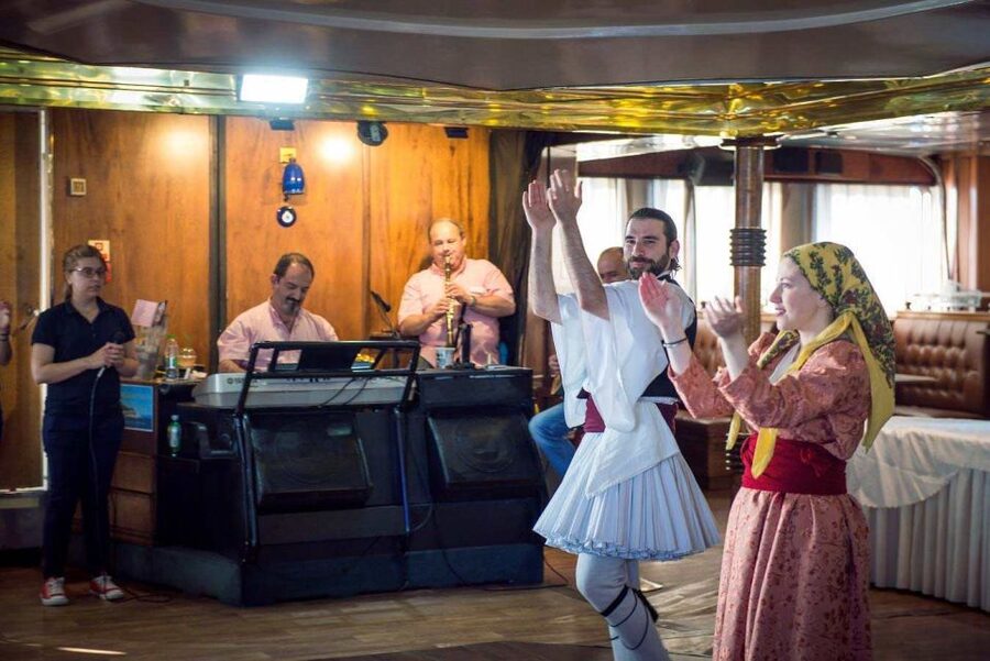 From Athens: Day Cruise to Hydra, Poros & Aegina with Lunch - Lunch, drinks, and the Greek show