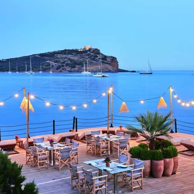 From Athens: Lake Vouliagmeni Spa & Temple of Poseidon Tour - The Athens Riviera drive toward Cape Sounion