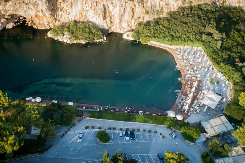From Athens: Lake Vouliagmeni Spa & Temple of Poseidon Tour - Temple of Poseidon above the Aegean Sea