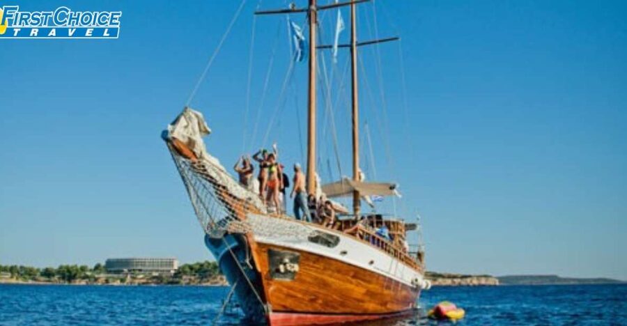 From Athens: One Day Cruise to Piraeus - Leaving Athens by wooden sailboat