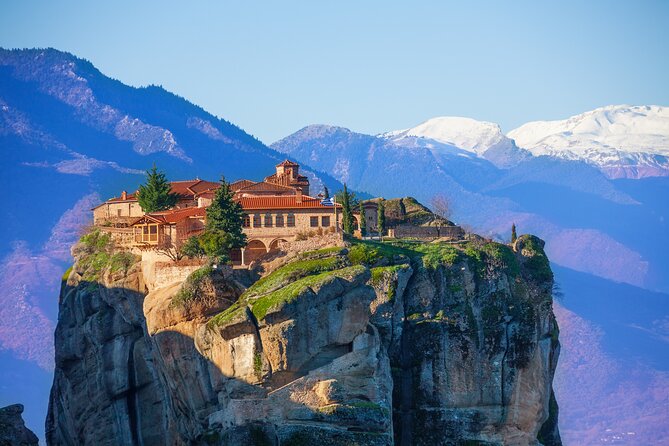 Meteora Day Trip with central Pick up & optional Lunch - Lunch in Kalabaka before the climb