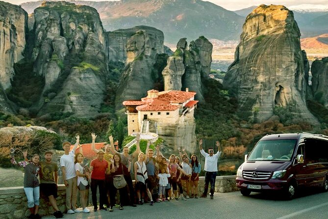 Meteora Monasteries & Caves DayTrip from Athens with Greek Lunch - Meeting your guide in Kalambaka