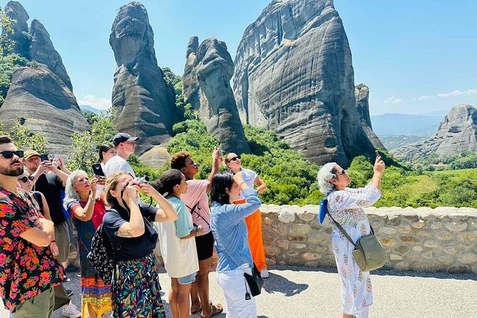 Meteora Monasteries & Caves DayTrip from Athens with Greek Lunch - Varlaam and the story of building on a cliff