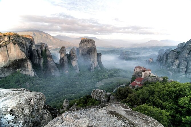 Meteora Monasteries & Caves DayTrip from Athens with Greek Lunch - Hermit Caves and Saint Nicholas Badovas
