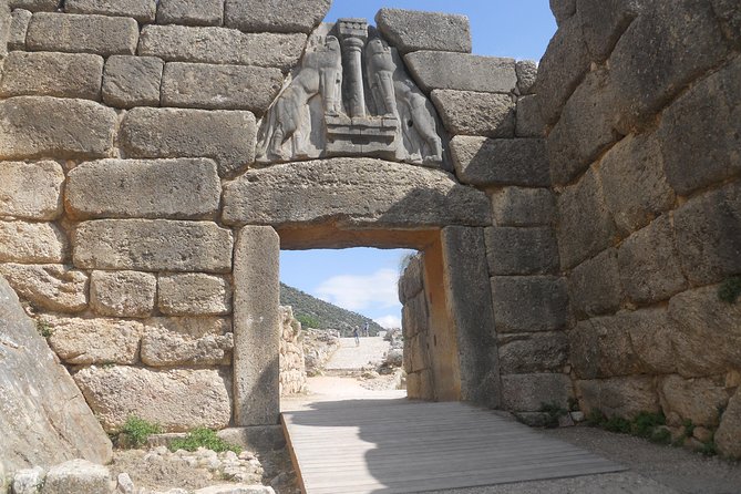 Mycenae, Epidaurus, Nafplio Full Day Private Tour from Athens - Entering Mycenae through the Lion Gate