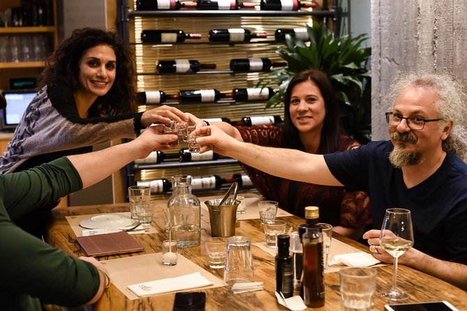 PREMIUM Semi-Private Athens Afternoon Food Tour & Wine Tasting - Four Greek wines and cheese at Syntagma